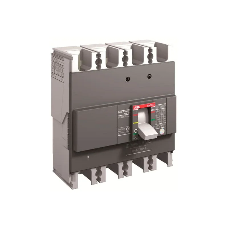 Interruptor Formula A2B tetrapolar In = 200A - Icu = 18KA, Ics = 50% Icu @ 380VCA  Modelo:A2B 250 TMF 200-2000 4p F F