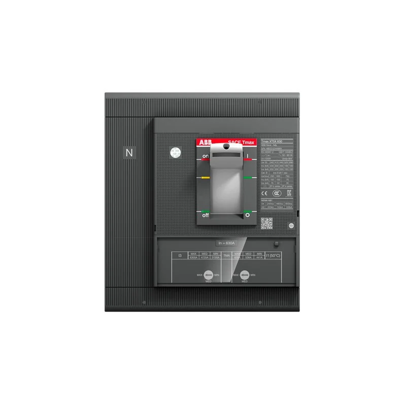 Interruptor Tmax XT tetrapolar In = 320A - Icu = 36kA, Ics = 100% Icu @ 380VCA Modelo:XT5N 400 TMA 320-3200 4p F F InN=100%In 