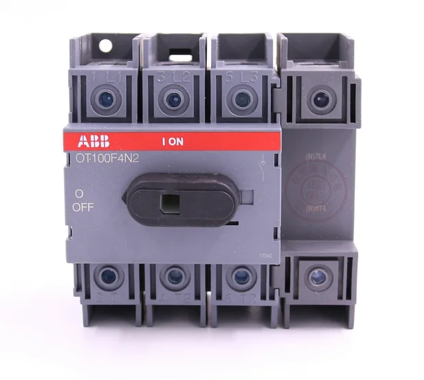 Seccionador bajo carga rotativo In=100A - 4 polos Modelo:OT100F4N2