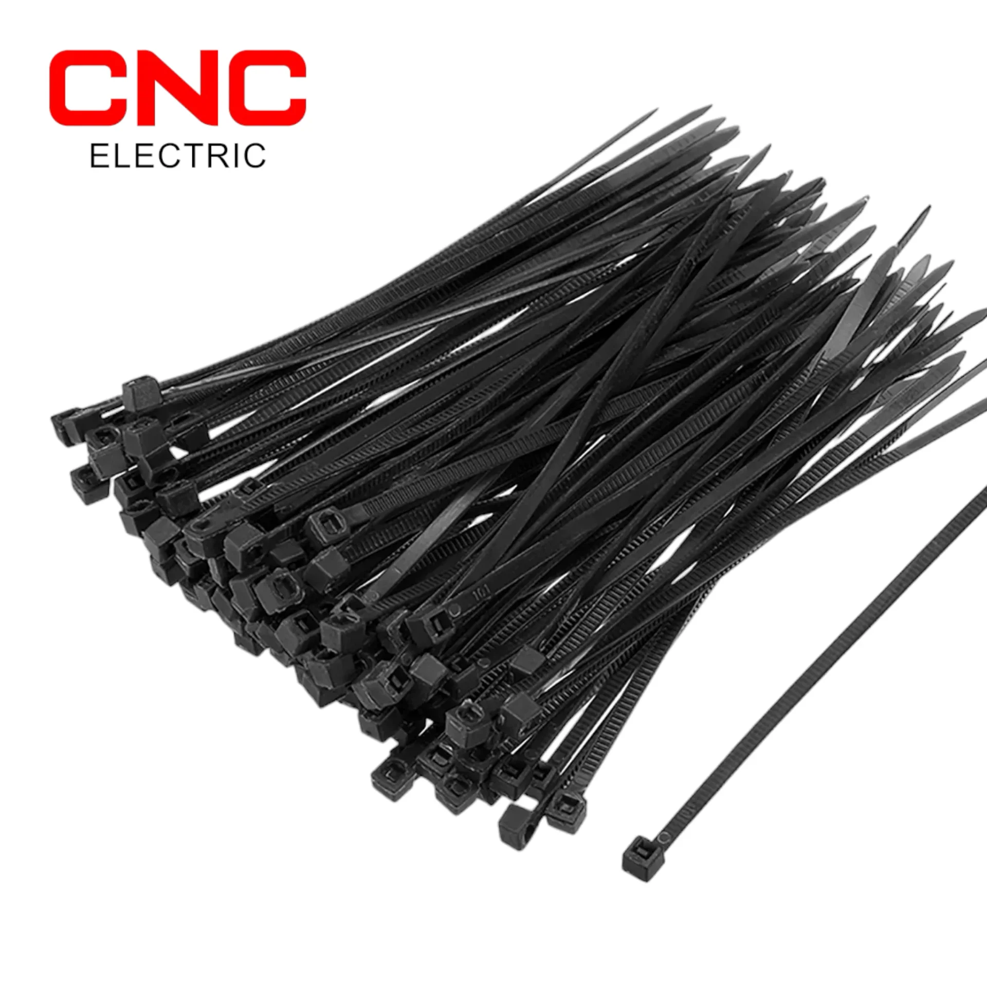 Precinto Nylon Negro 10x760mm Resistente UV Bolsa x 100u