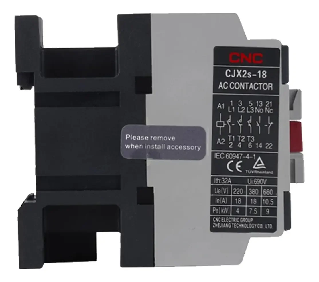 Contactor 18A 220V 50/60Hz 3P 1NO +1NC - Vista 3 de 3