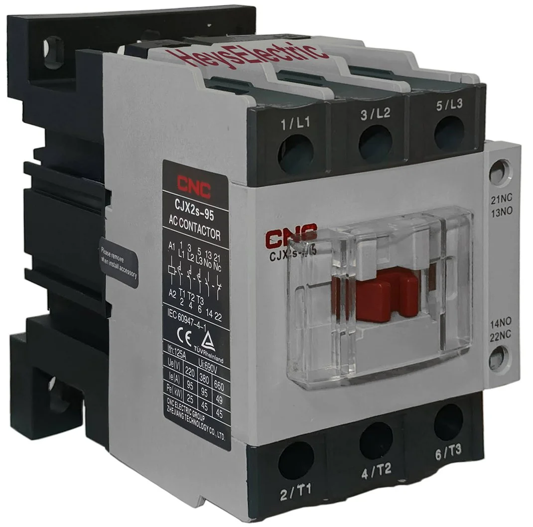 Contactor 95A 220V 50/60Hz 3P 1NO +1NC - Vista 2 de 2