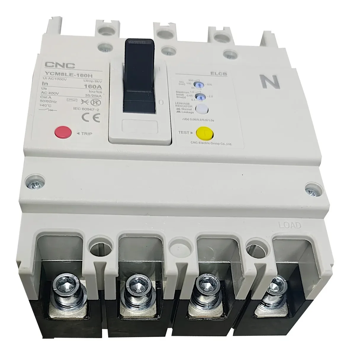 Interruptor Automático Caja Moldeada c/Fuga a Tierra T160 4x125a 25/35ka Rele Termomagnetico Ajustable - Vista 3 de 4