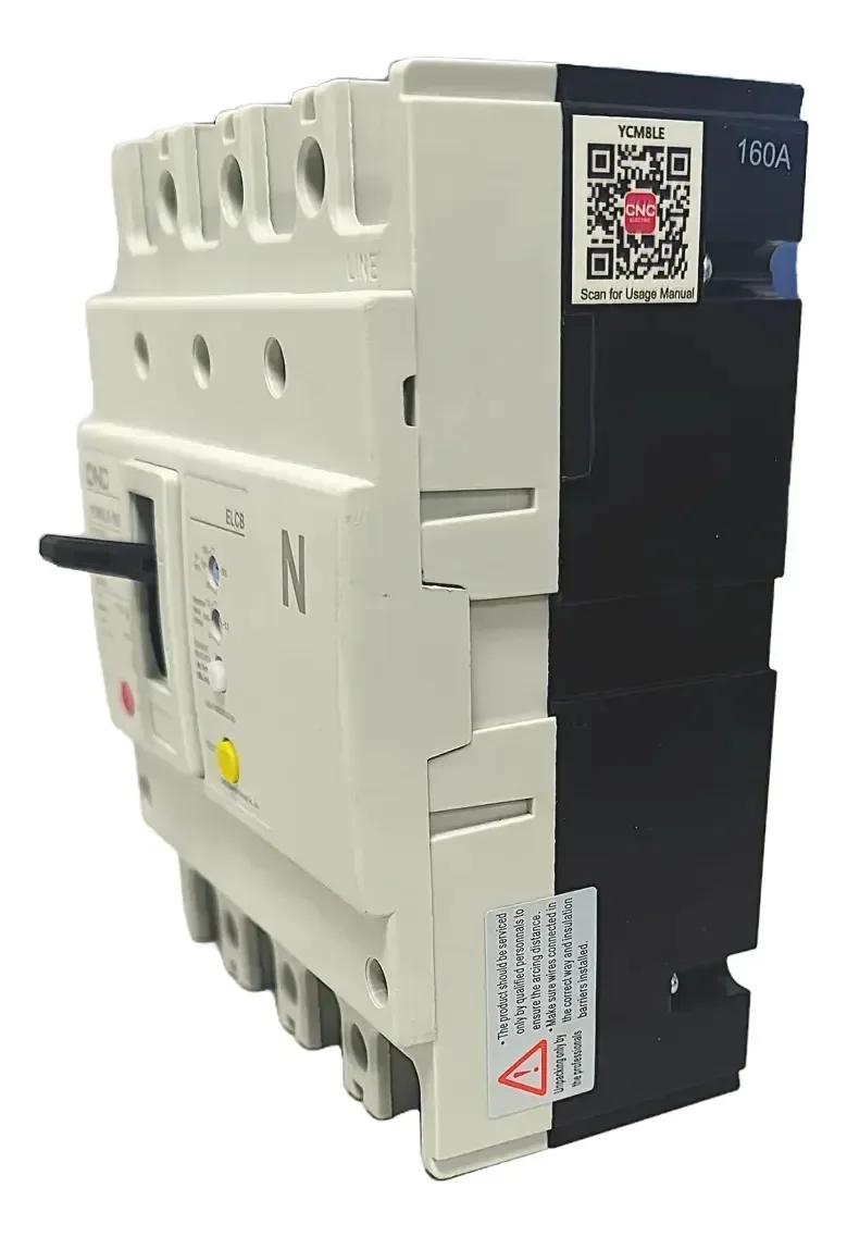 Interruptor Automático Caja Moldeada c/Fuga a Tierra T250 4x250a 25/35ka Rele Termomagnetico Ajustable - Vista 4 de 4