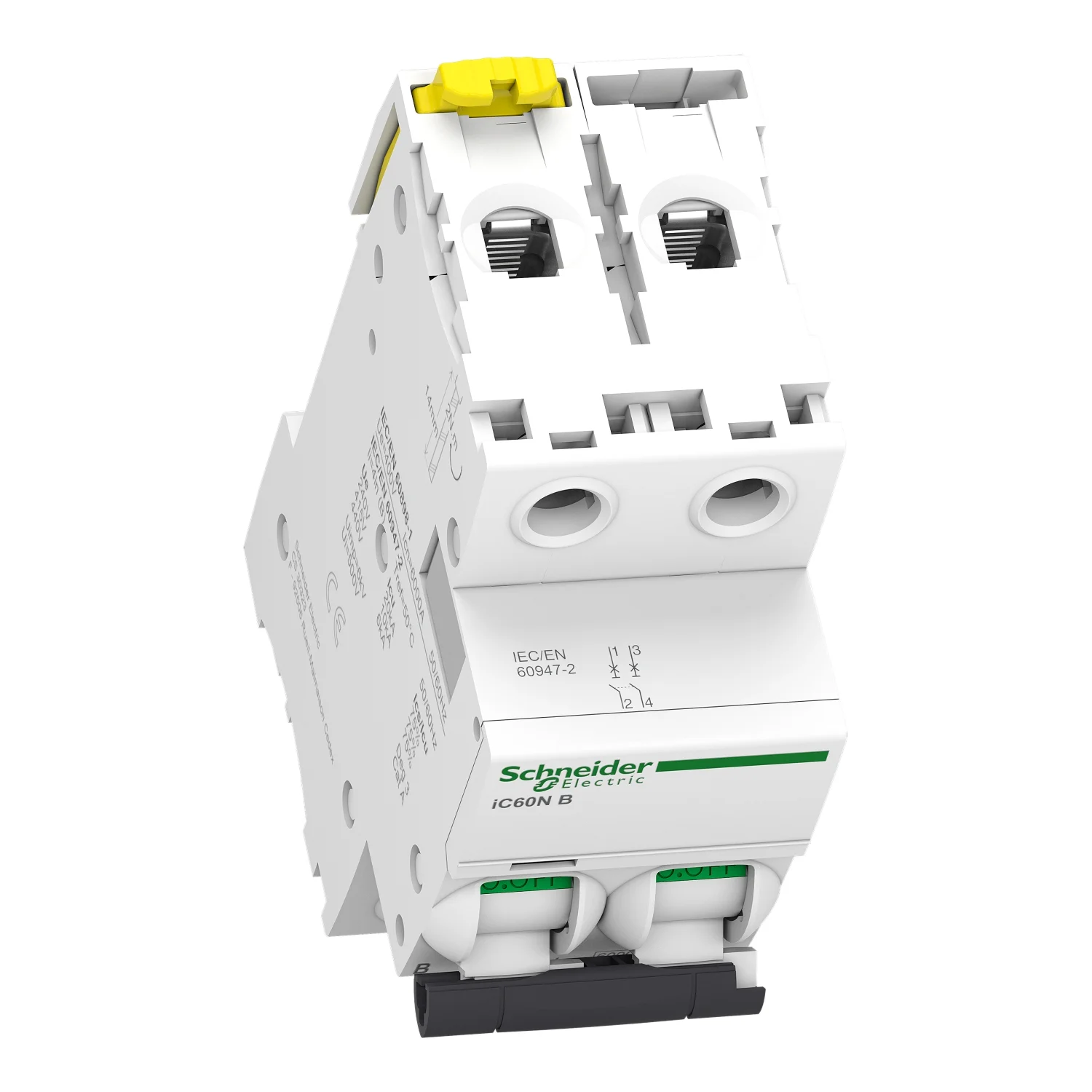 Interruptor Aut. Termomagnético Acti9 iC60N 2P 25A Curva B - Vista 3 de 3