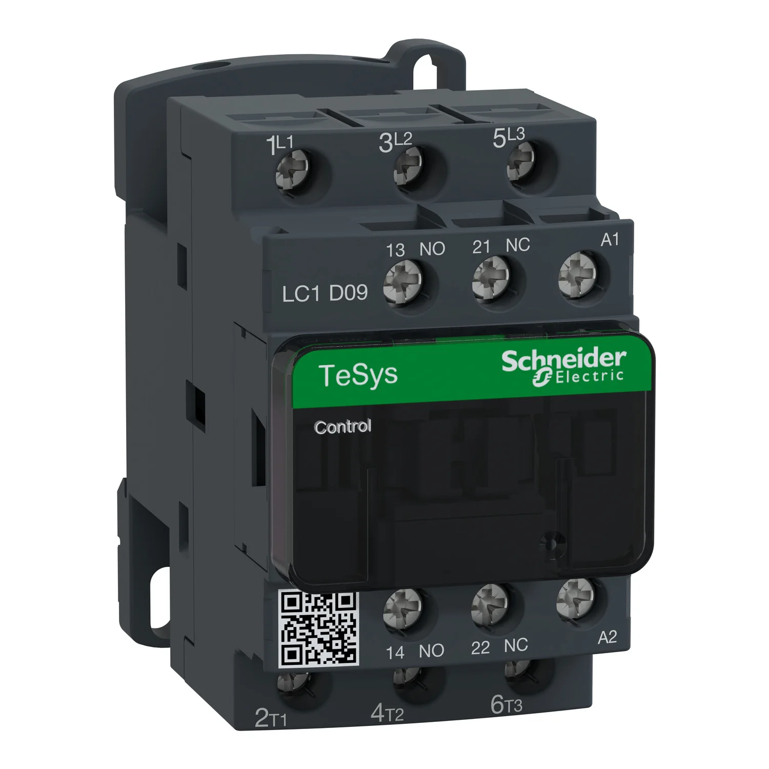 Contactor Tripolar (1na+1nc) TeSys D 9A 24Vca 50/60Hz - Vista 2 de 3