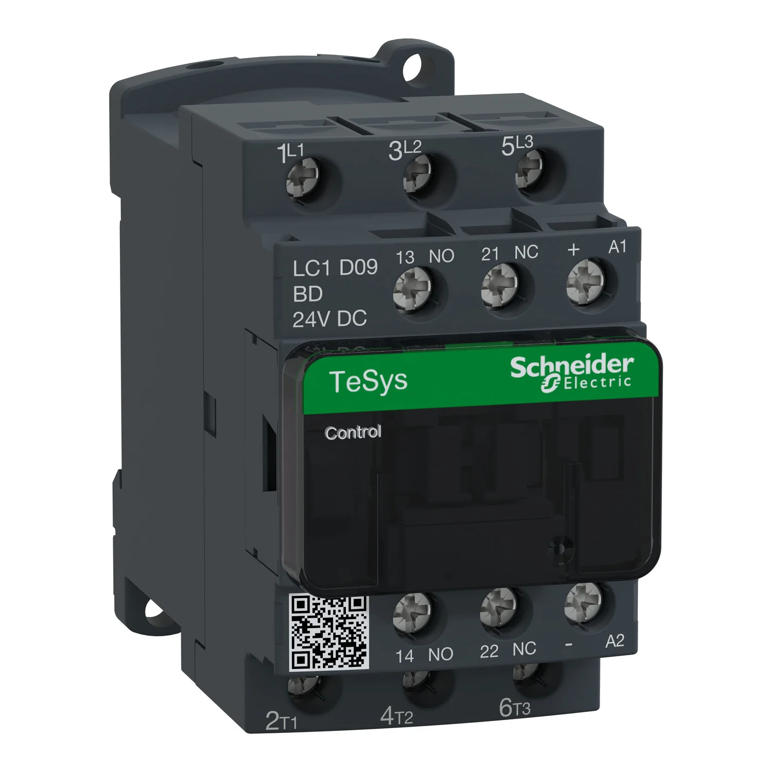 Contactor Tripolar (1na+1nc) TeSys D 9A 24Vcc BD