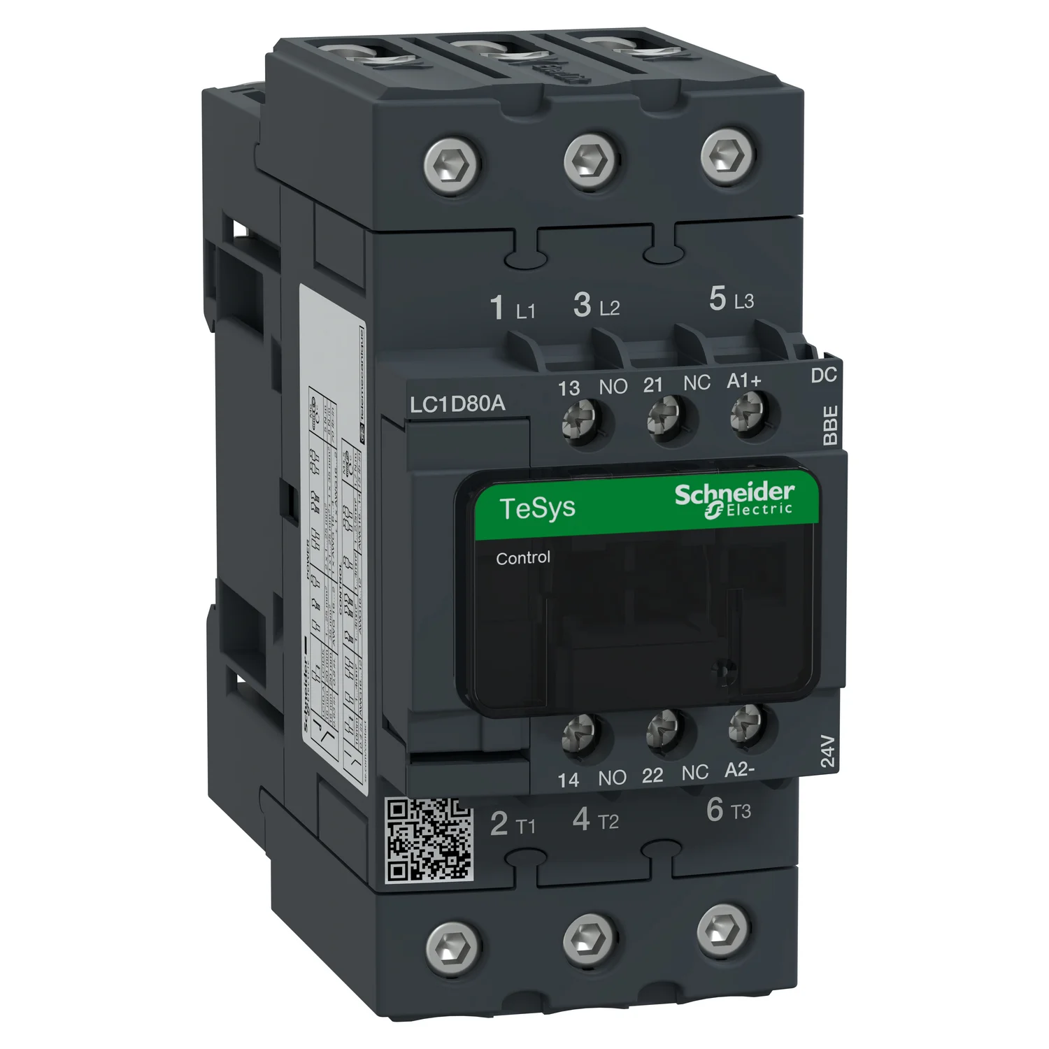 Contactor 3P AC3 <= 440V 80A 2
